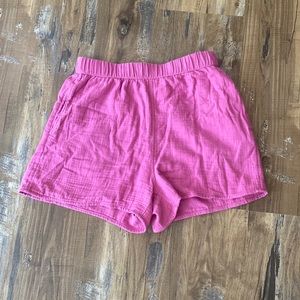 Linen shorts